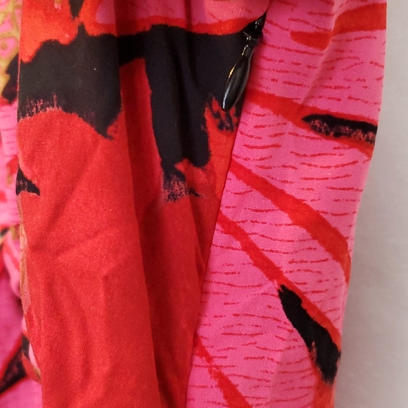 J Crew Faux-Wrap Midi Dress in Palm Print Size 0 - Picture 5 of 7